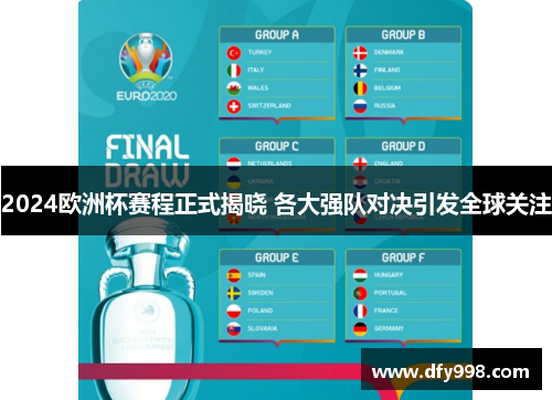 2024欧洲杯赛程正式揭晓 各大强队对决引发全球关注